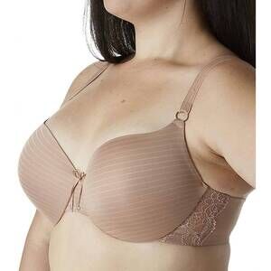 NEW ASHLEY GRAHAM icon underwire t-shirt bra in capuccino